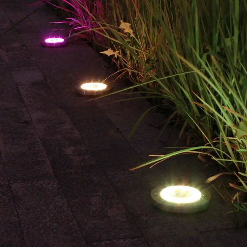 Comprar Luces Led X4 Suelo Recarga Solar 23d129 en Electroshopy